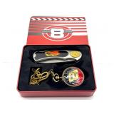 Dale Earnhardt Jr Knife and Pocket Watch in Tin