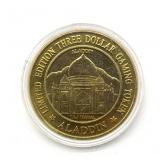 Aladdin Casino Three Dollar Gaming Token