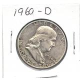1960-D Franklin Half Dollar