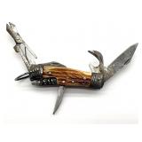 Vintage Small Survival Multi-Tool Knife 1.25ï¿½