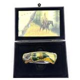 Native American Indian Knife in Wood Box 2.5ï¿½