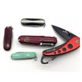 (5) Survival Multi-Tool Knives and Folding Knife