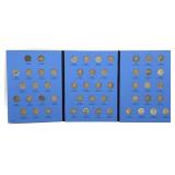 1946-64 Roosevelt Dimes in Whitman Coin Folder