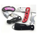 (4) Folding Utility Knives
