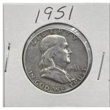 1951 Franklin Half Dollar