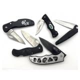 (5) Folding Knives 3ï¿½ Blade and Smaller :