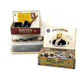 Jewelry in Boxes- necklaces made from seeds and
