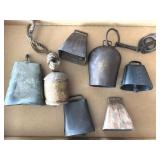 Primitive  Livestock Bells 5" and Smaller