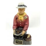 Vintage 1969 Ezra Brooks Gold Panning Decanter