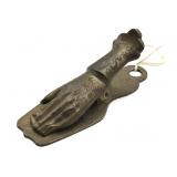 Brass Wall-Mount Hand Note Holder 5"