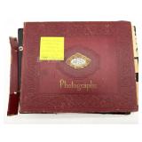 Scrapbook with Photographs and Newsclippings -