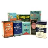 Vintage Boxes and Tins : Easel Paint, Cleanser,