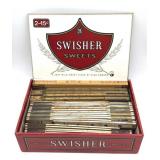 Vintage Folding Yard Sticks in Cigar Box