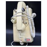 Vintage Wall Mount Rotary Telephone -