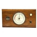 Vintage Hamlin Storm Warner Barometer 9.5" x