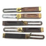 Vintage Stanley and More Sliding T-Bevels 9"