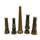 Vintage Hose Nozzles 6" and Smaller