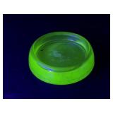 Uranium Glass Coaster 3"- Anchor Hocking
