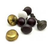 Antique/Vintage Hand Crank Doorbell and Doorknobs