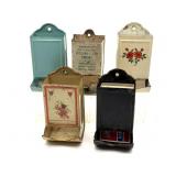 Vintage Metal Match Holders