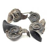 (4) Antique Car Horns : Auto-Lite and Deico-Remy