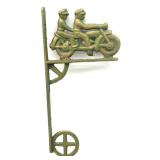 Cast Iron Motorcycle Wall Mount Bell Holder