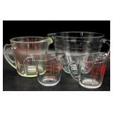 Pyrex and More Glass Measuring Cups - 8 Cup size