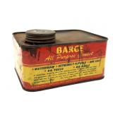 Vintage Barge All Purpose Cement Tin 5.75" x 4.5"