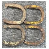 (4) Double Ringer 2.5lbs Horseshoes