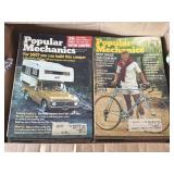 Vintage Popular Mechanics Magazines in Box- box