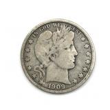 1909-O Barber Half Dollar