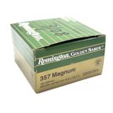 (25) Rnds .357 Mag, Remington Golden Saber