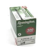 (100) Rnds 39 SPL+P, Remington 125 Gr JKTD HP