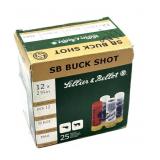 (25) Rnds 12 Ga. 2 3/4ï¿½- 00 Buck, Sellier &