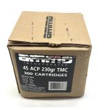(300) Rnds 45 ACP, Ammo Inc 230 Gr TMC