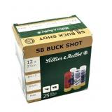 (25) Rnds 12 Ga. 2 3/4ï¿½- 00 Buck, Sellier &