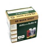 (25) Rnds 12 Ga. 2 3/4ï¿½- 00 Buck, Sellier &