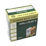 (25) Rnds 12 Ga. 2 3/4ï¿½- Rubber Buck, Sellier &