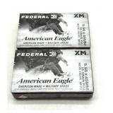 (40) Rnds 5.56 American Eagle 55 Gr FMJ
