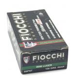 (50) Rnds 9mm Fiocchi 100 Gr RHVF