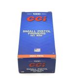 (1000) Small Pistol Primers, CCI