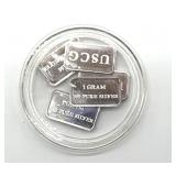 (5) Grams .999 Pure Silver USCG