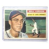1956 Bill Virdon Topps Baseball Card in Plastic