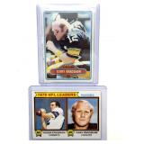 1980 Topps Terry Bradshaw Football Card and 1979