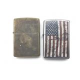 (2) Zippo Lighters