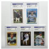 5) Baseball Cards in Grading Cases : 1992 Roger