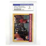 Autographed 1990-91 Michael Jordan NBA Hoops