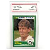 1989 Troy Aikman Rookie Score Football Card, PSA