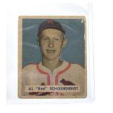 1949 Al "Red" Schoendienst Bowman Gum Baseball