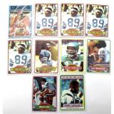 1972 Otis Taylor Topps Football Card and 1980